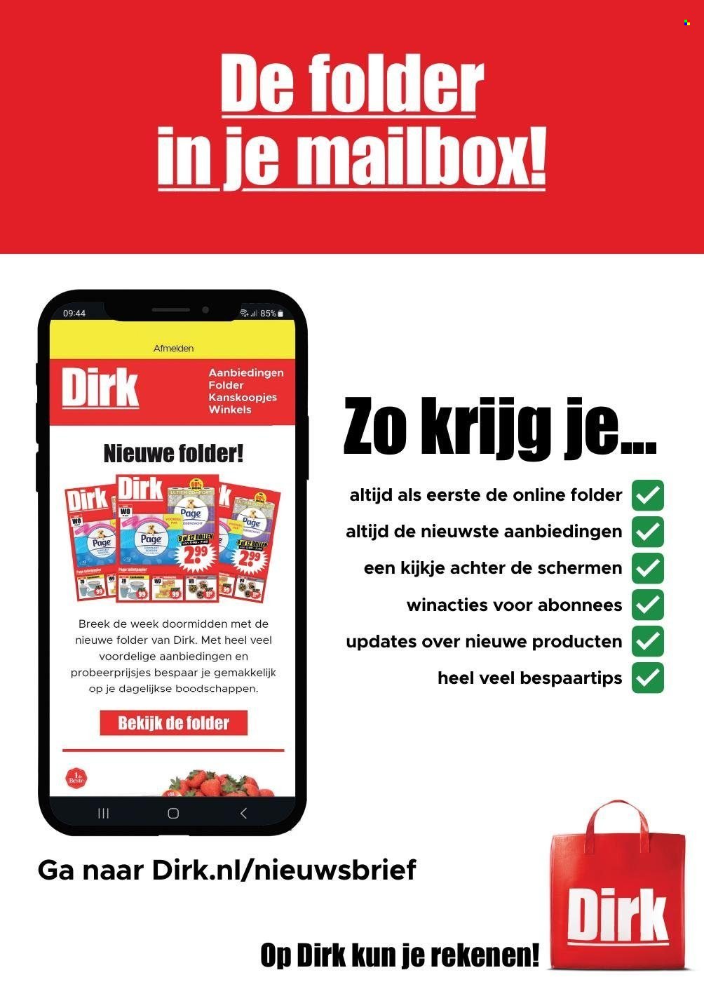 DIRK folder - Een heerlijke herfst met Dirk