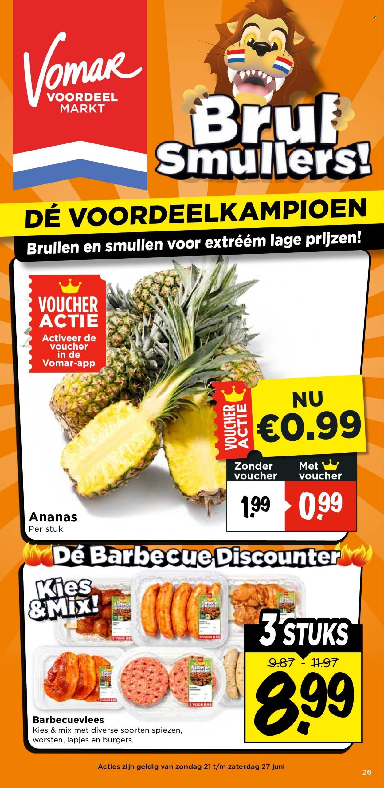 VOMAR folder - Van donderdag 25 juni 2026