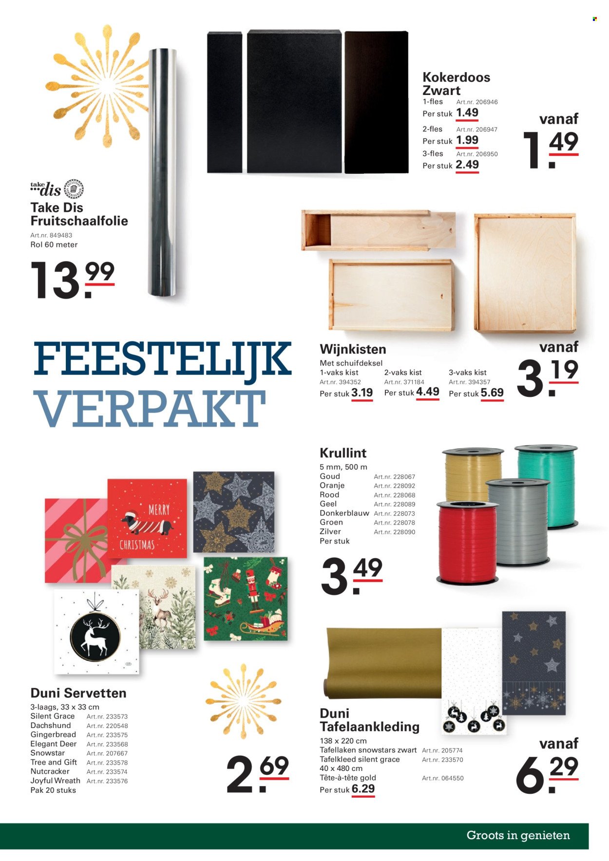 SLIGRO folder - Kerstgeschenkspecial