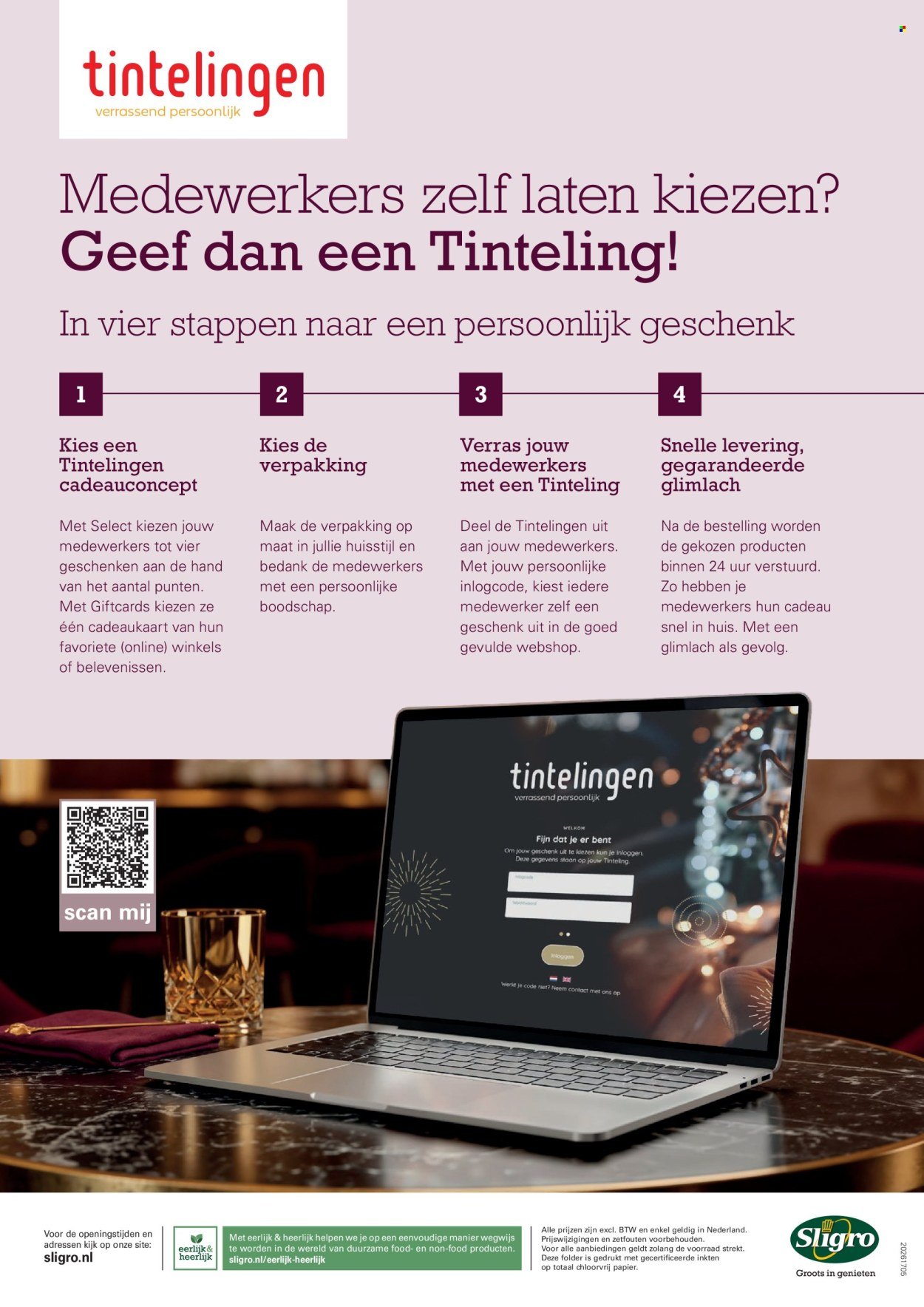 SLIGRO folder - Kerstgeschenkspecial