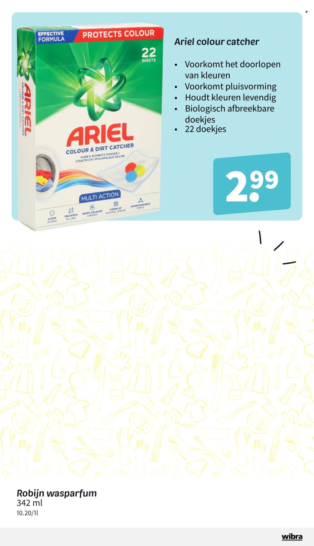 WIBRA folder - Stralend schoon Fris geprijsd