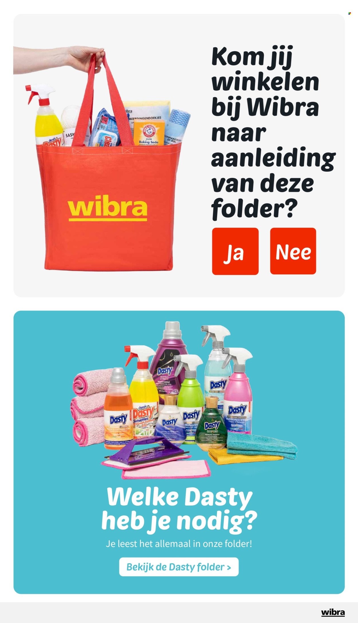 WIBRA folder - Stralend schoon Fris geprijsd