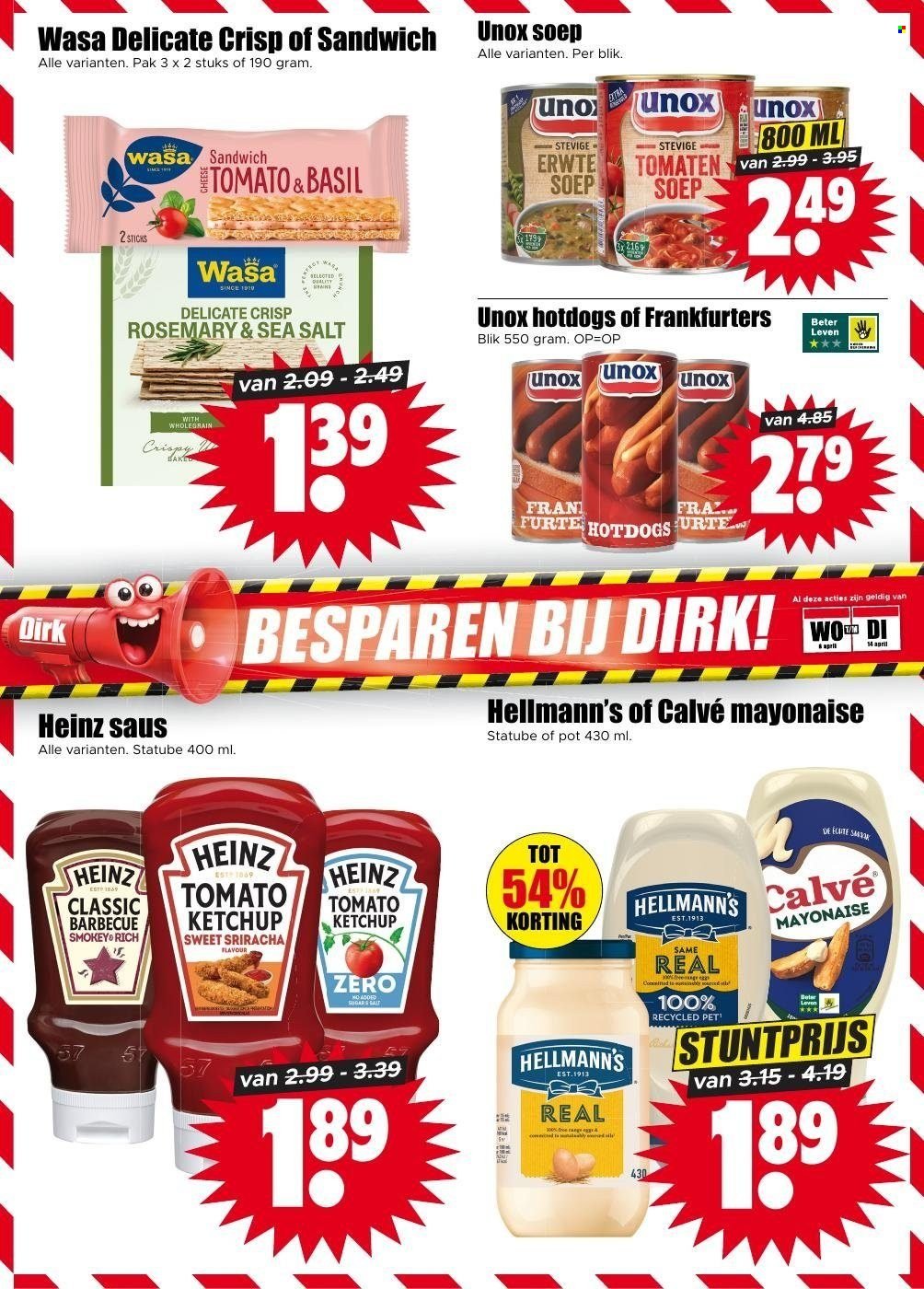 DIRK folder - Van woensdag 8 april 2026