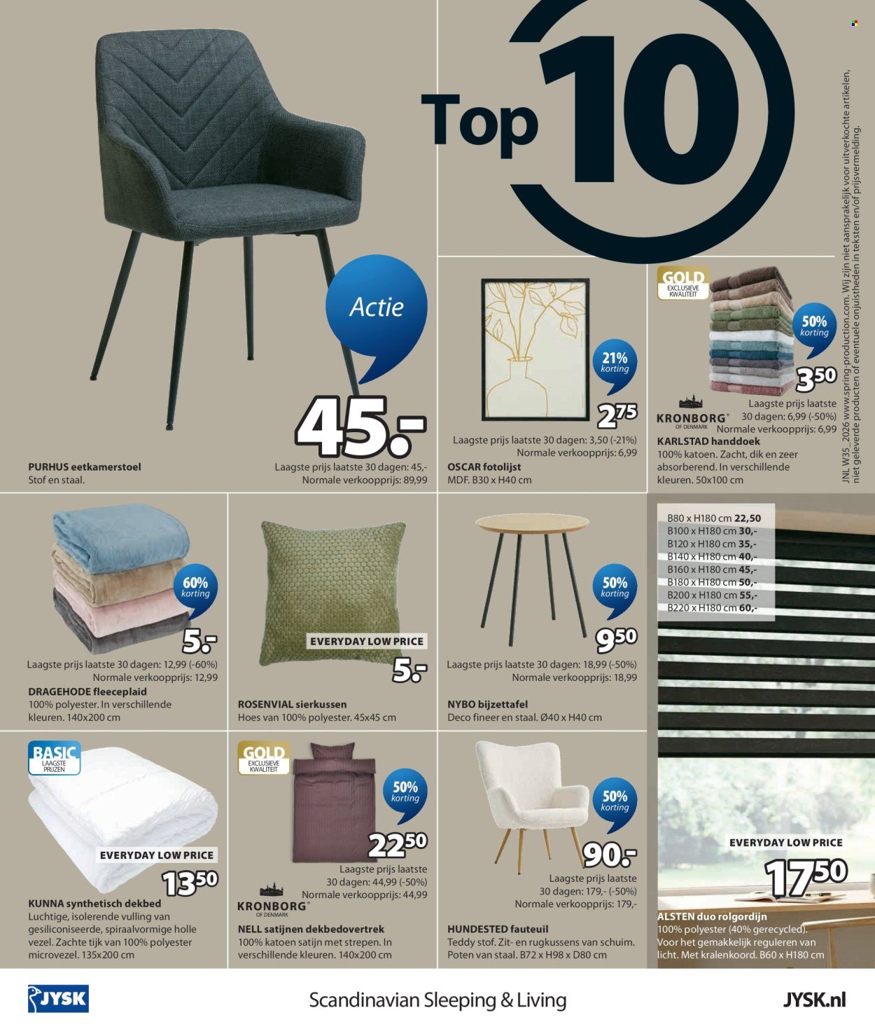 JYSK folder - Aanbieding van de week