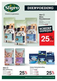 SLIGRO folder - Diervoedingskaart