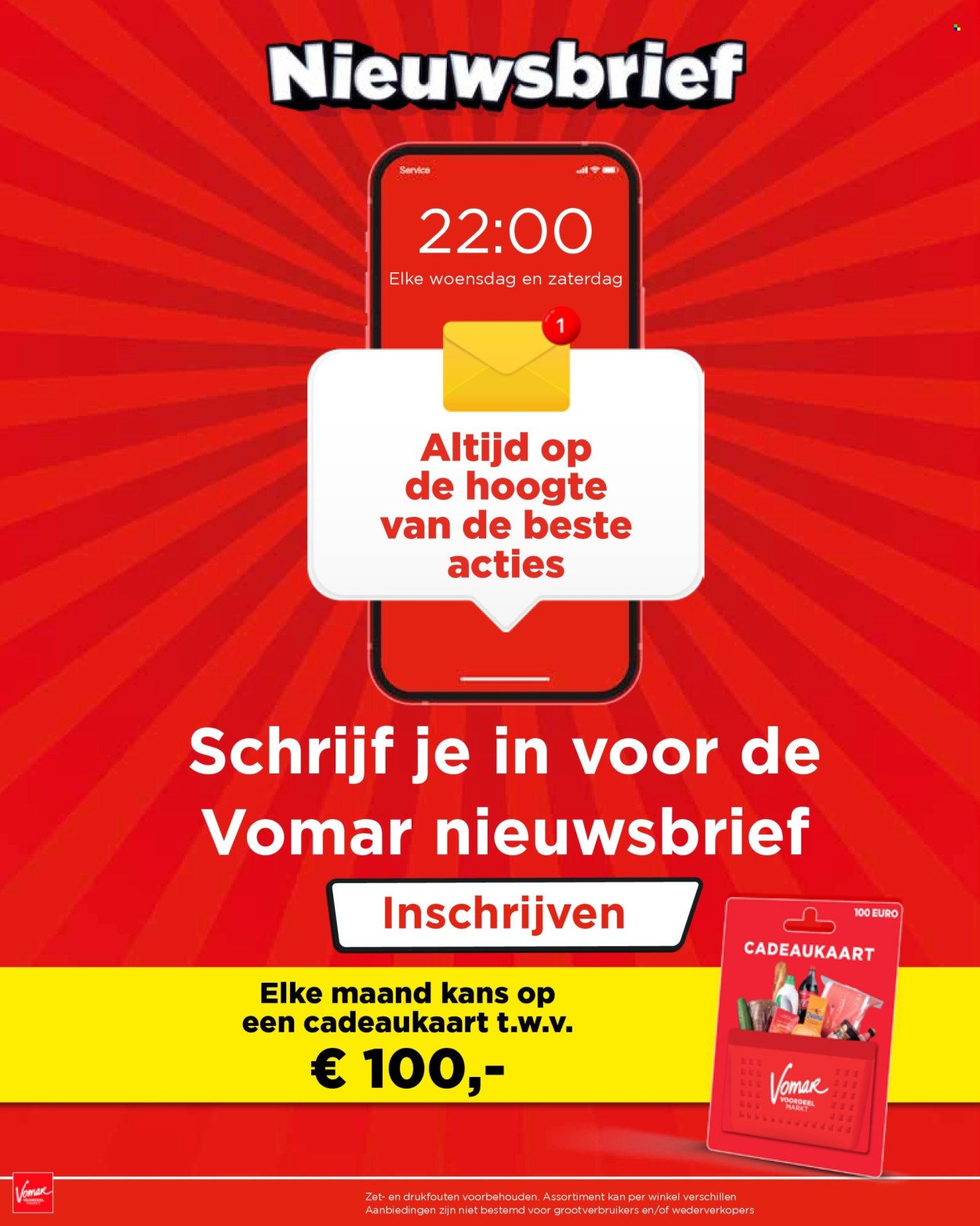 VOMAR folder - Van zondag 29 maart 2026