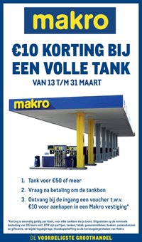 MAKRO folder - Tank actie