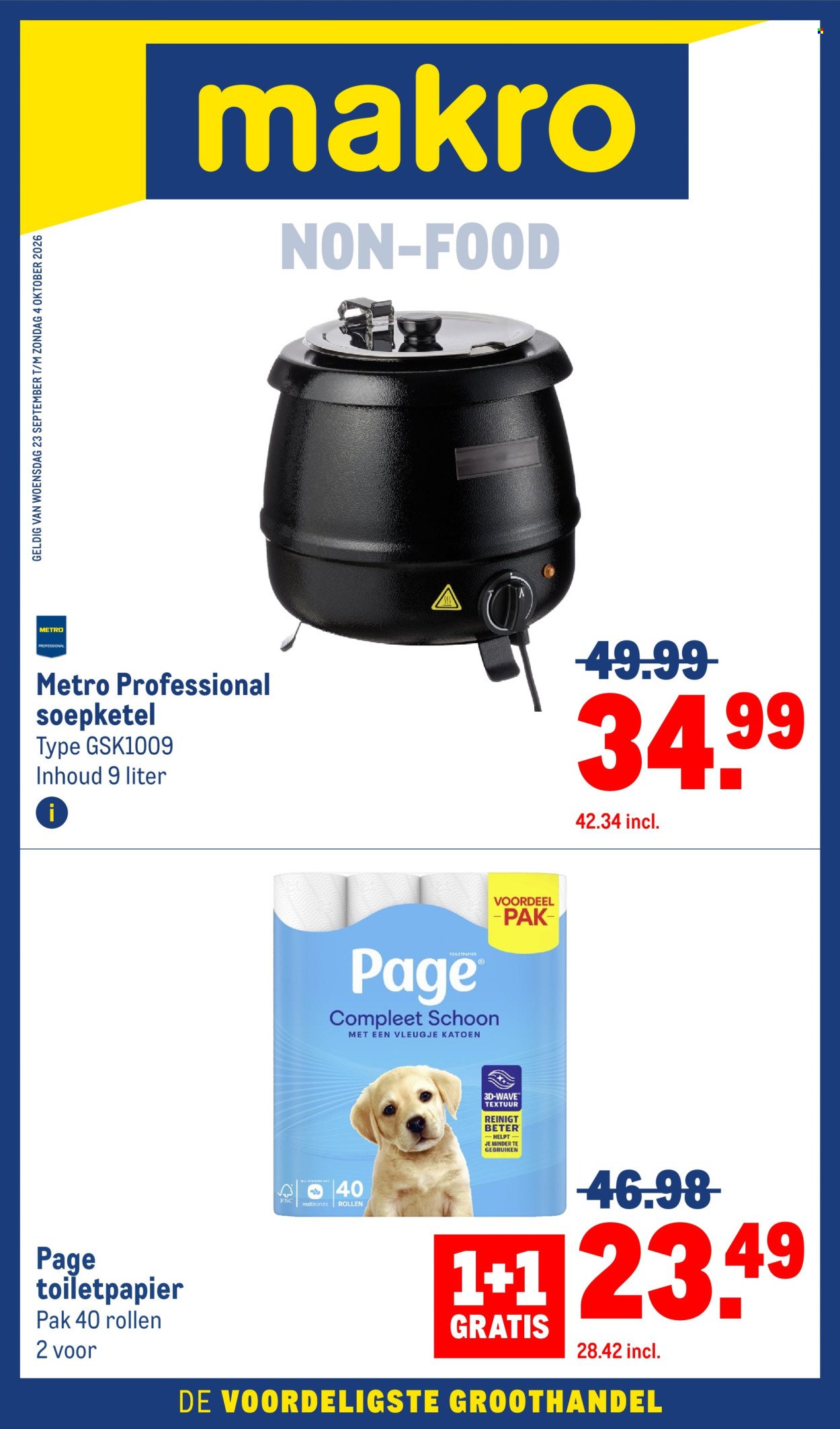 MAKRO folder - Van woensdag 23 september 2026