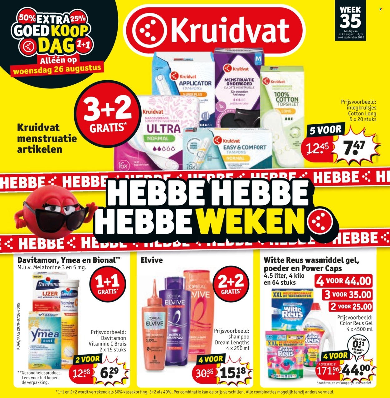 KRUIDVAT folder - Van dinsdag 25 augustus 2026