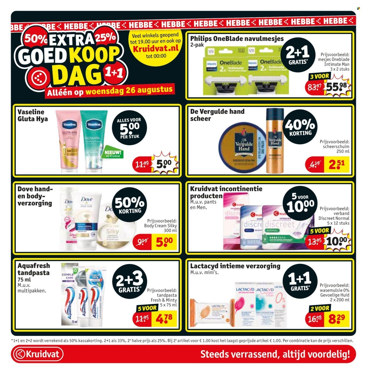 KRUIDVAT folder - Van dinsdag 25 augustus 2026