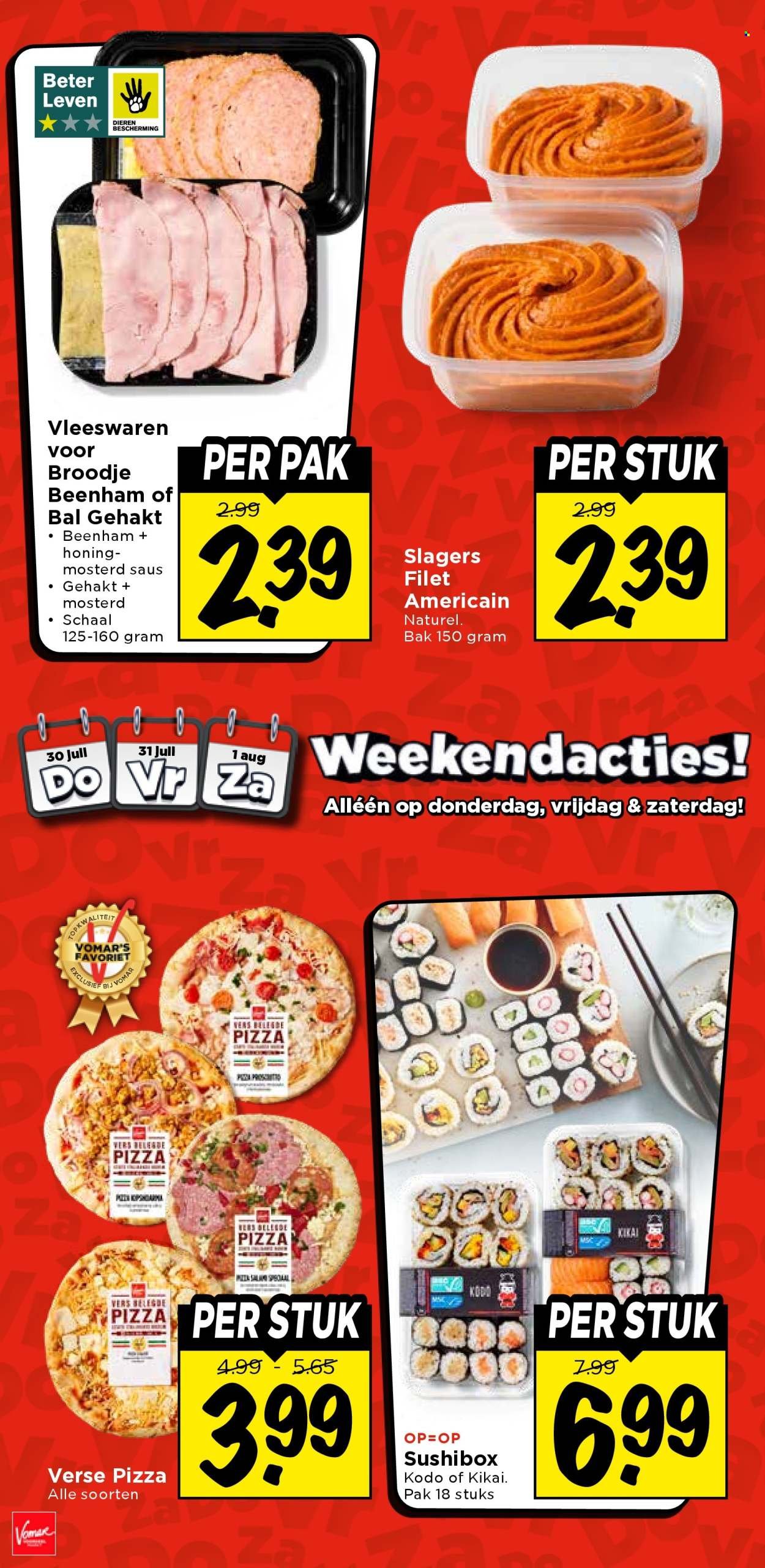 VOMAR folder - Van donderdag 30 juli 2026