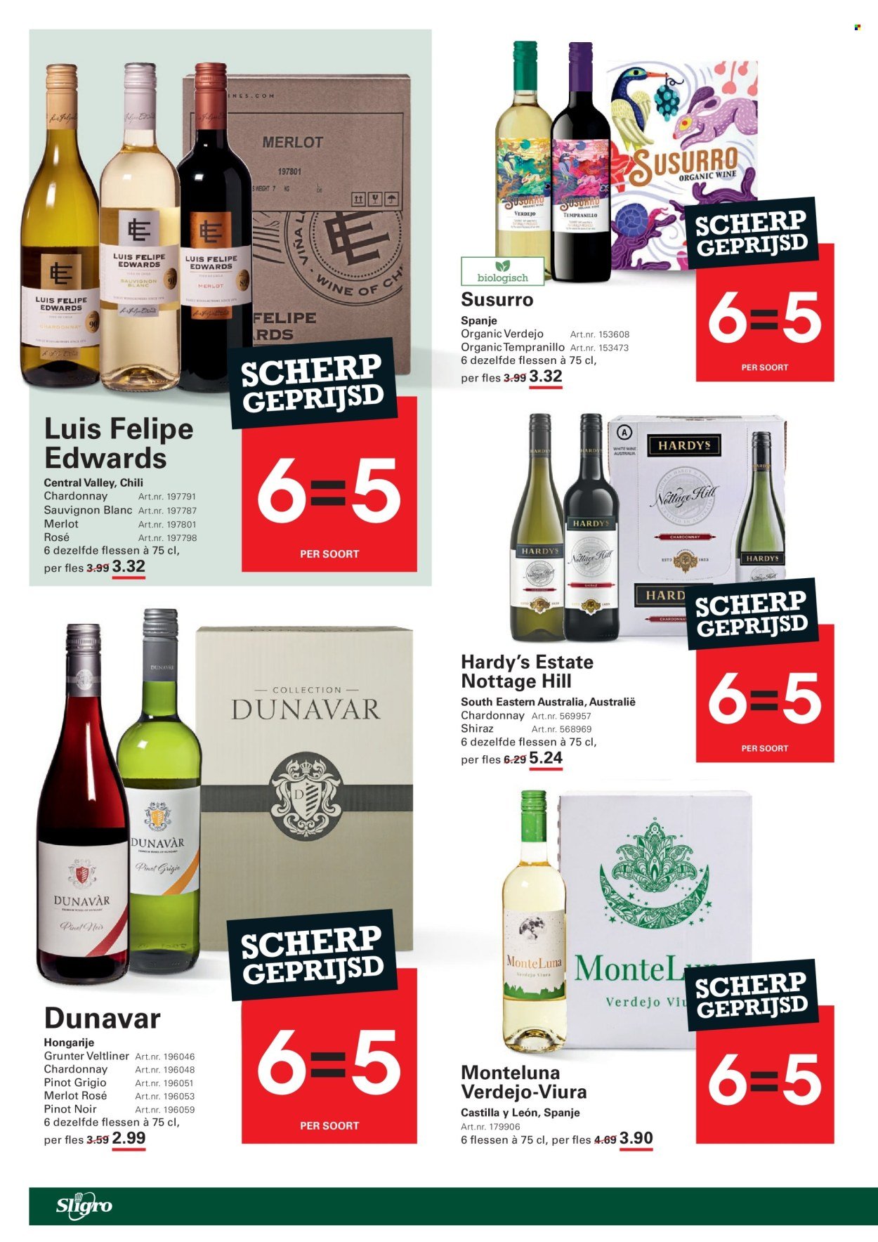 SLIGRO folder - Wijn (2025-10-09 - 2025-10-27)