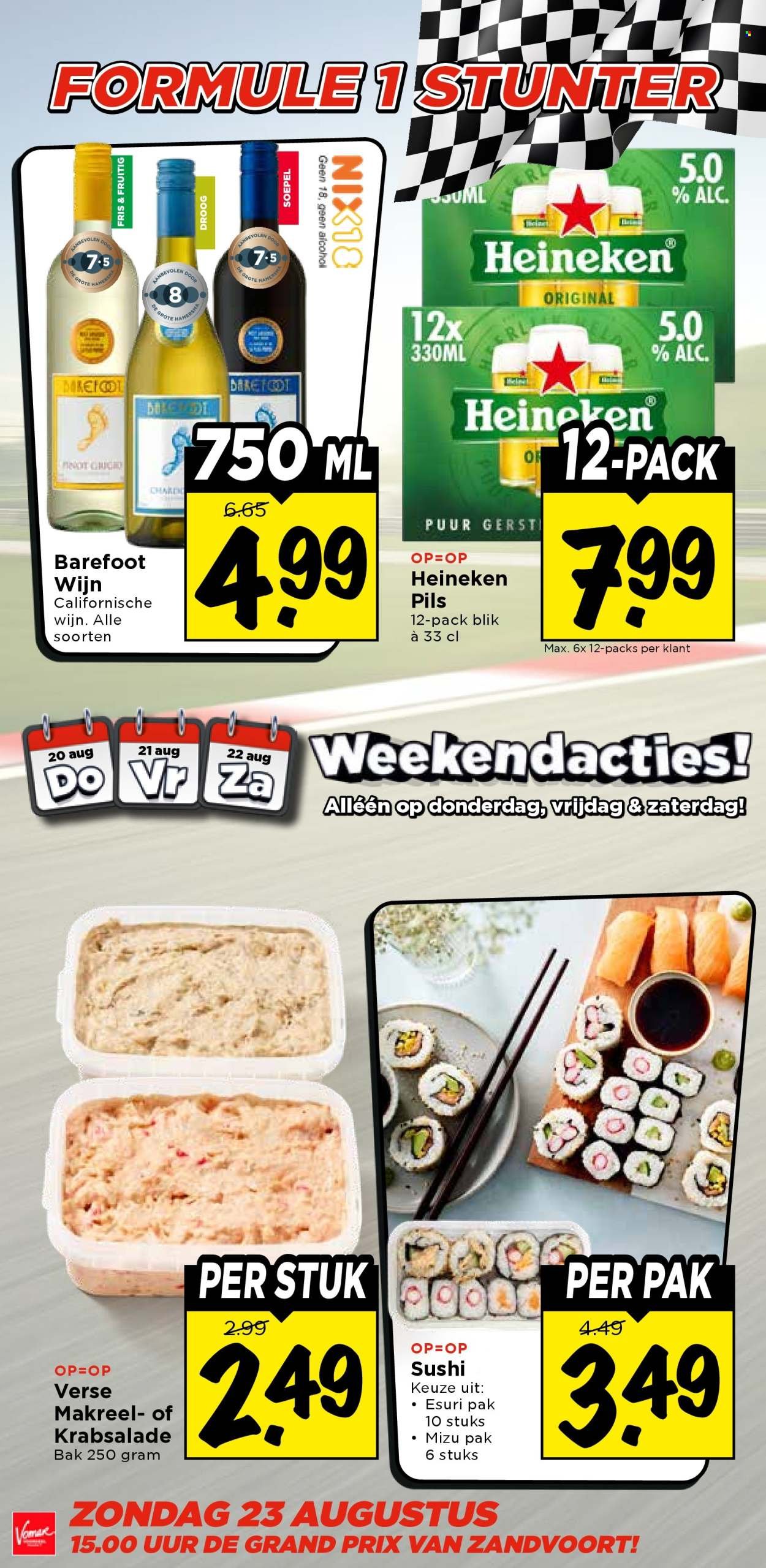 VOMAR folder - Van donderdag 20 augustus 2026