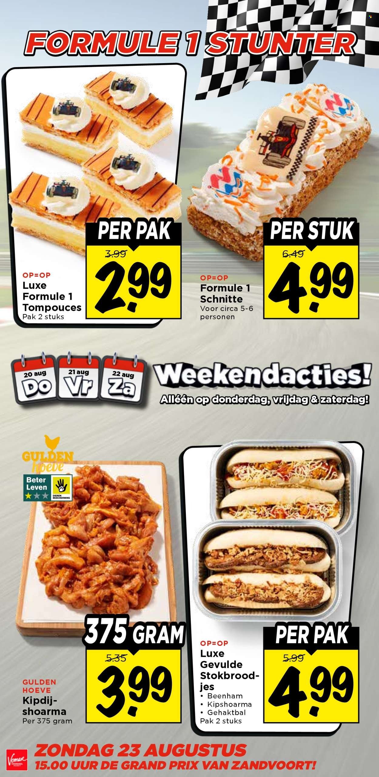 VOMAR folder - Van donderdag 20 augustus 2026