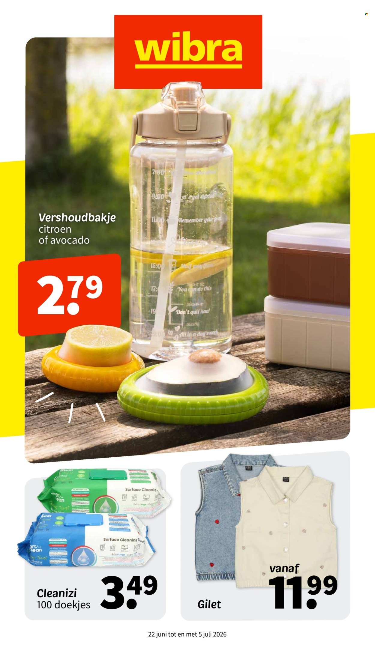 WIBRA folder - Van maandag 22 juni 2026