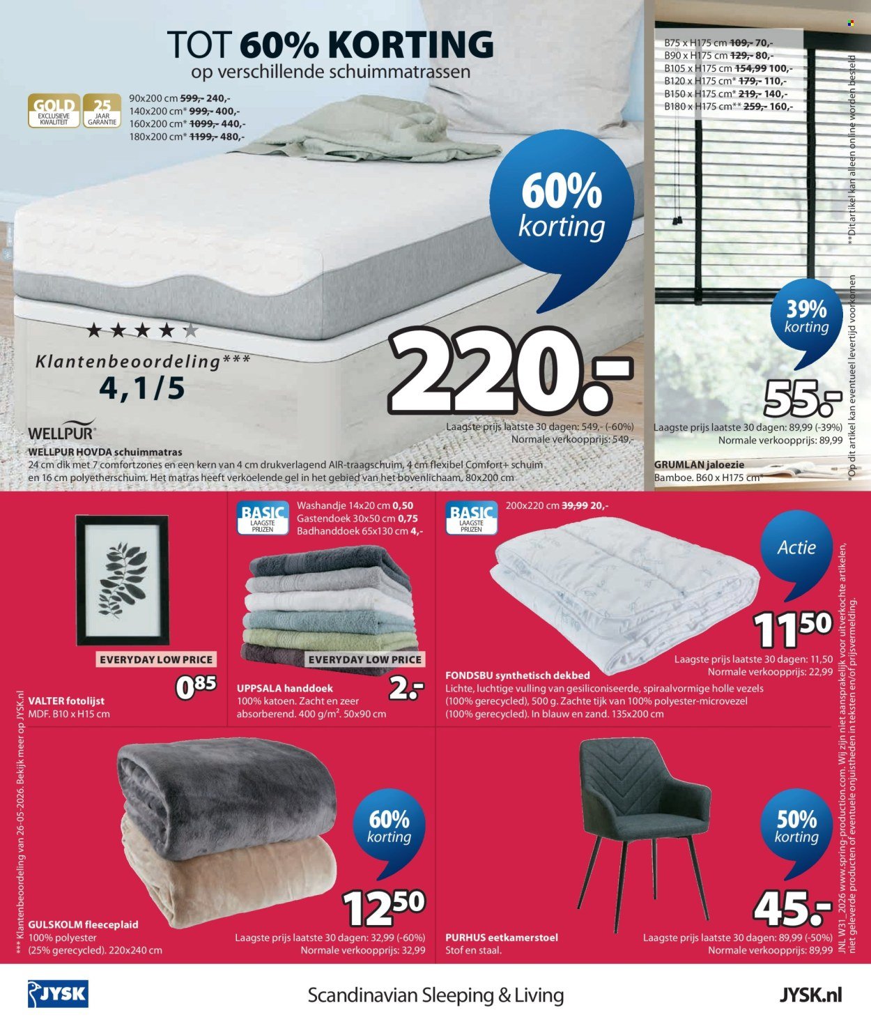 JYSK folder - Aanbieding van de week