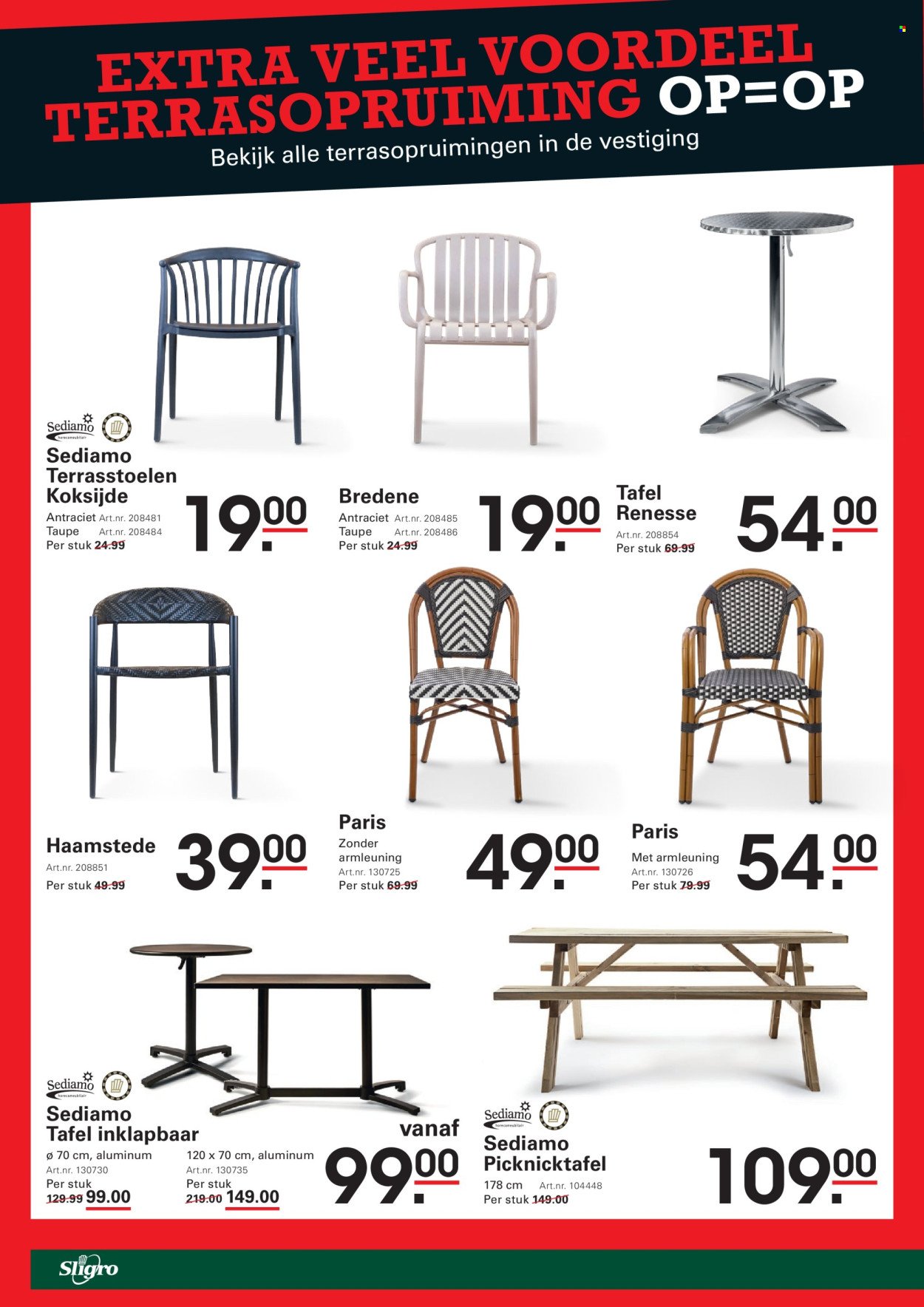SLIGRO folder - Spaarfolder Restaurantactie (2025-08-28 - 2025-09-15)