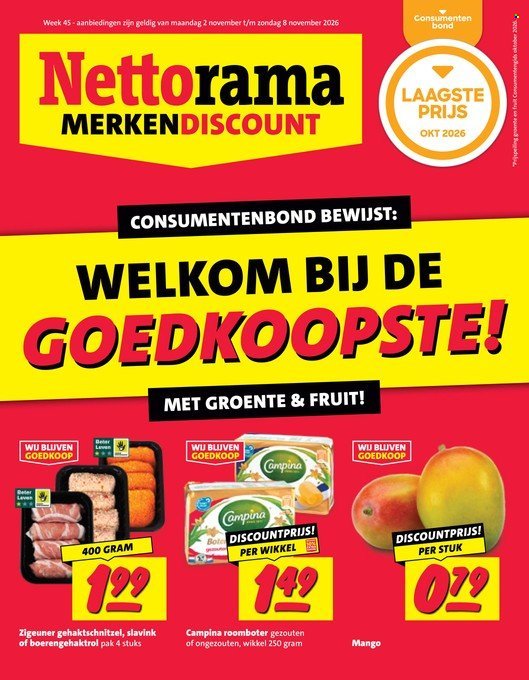 NETTORAMA folder - Van maandag 2 november 2026
