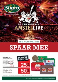 SLIGRO folder - Spaarfolder Vrienden van Amstel LIVE (2025-10-30 - 2025-11-17)