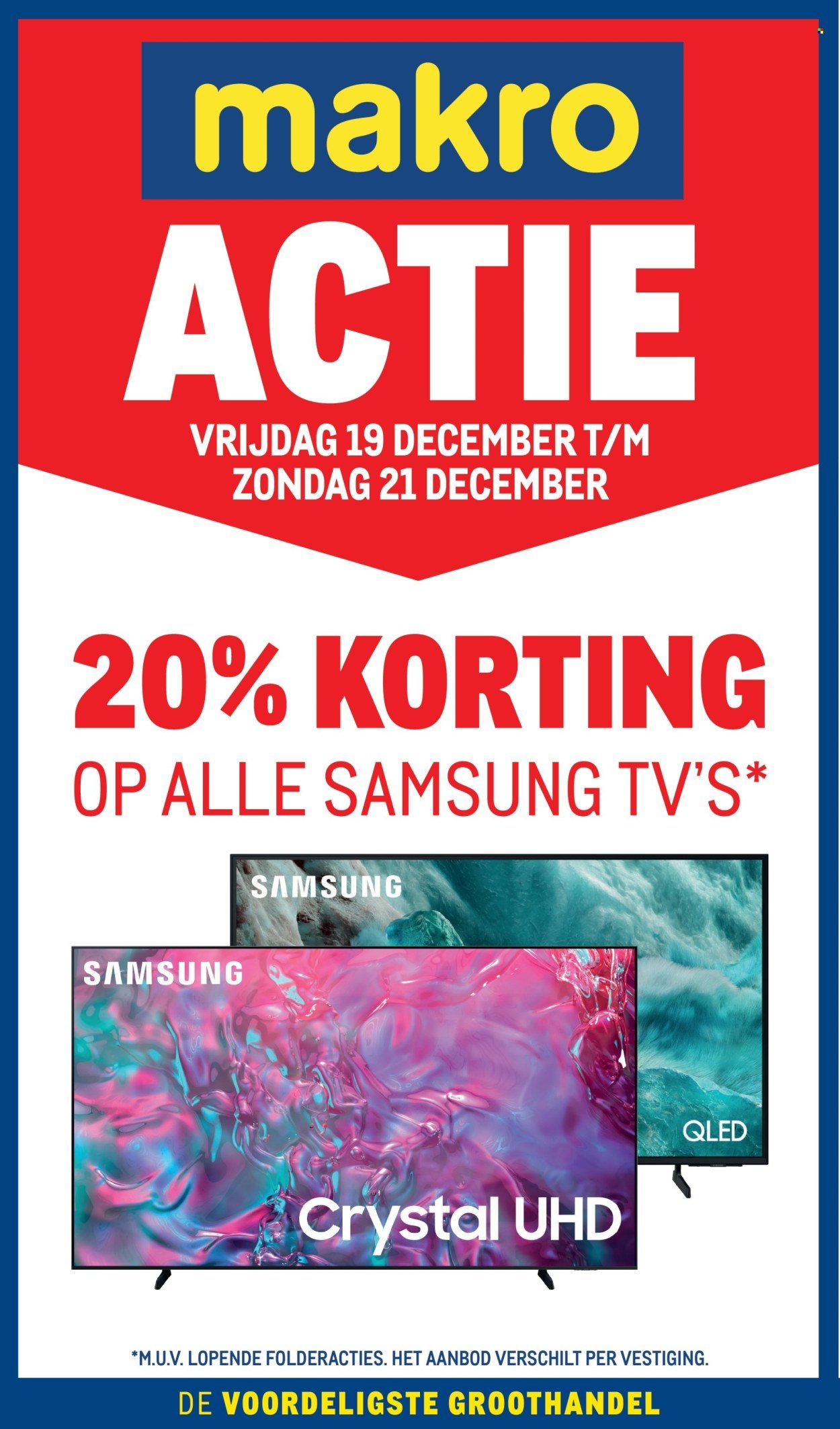 MAKRO folder - Actie Samsung TV's