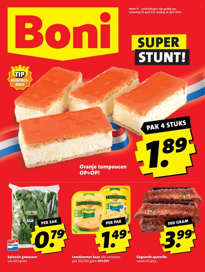 BONI folder - Van maandag 20 april 2026