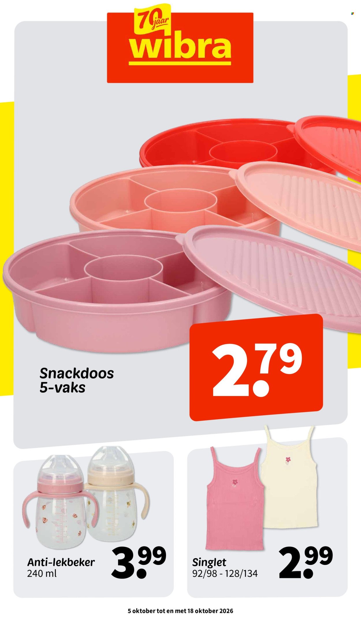WIBRA folder - Van maandag 5 oktober 2026