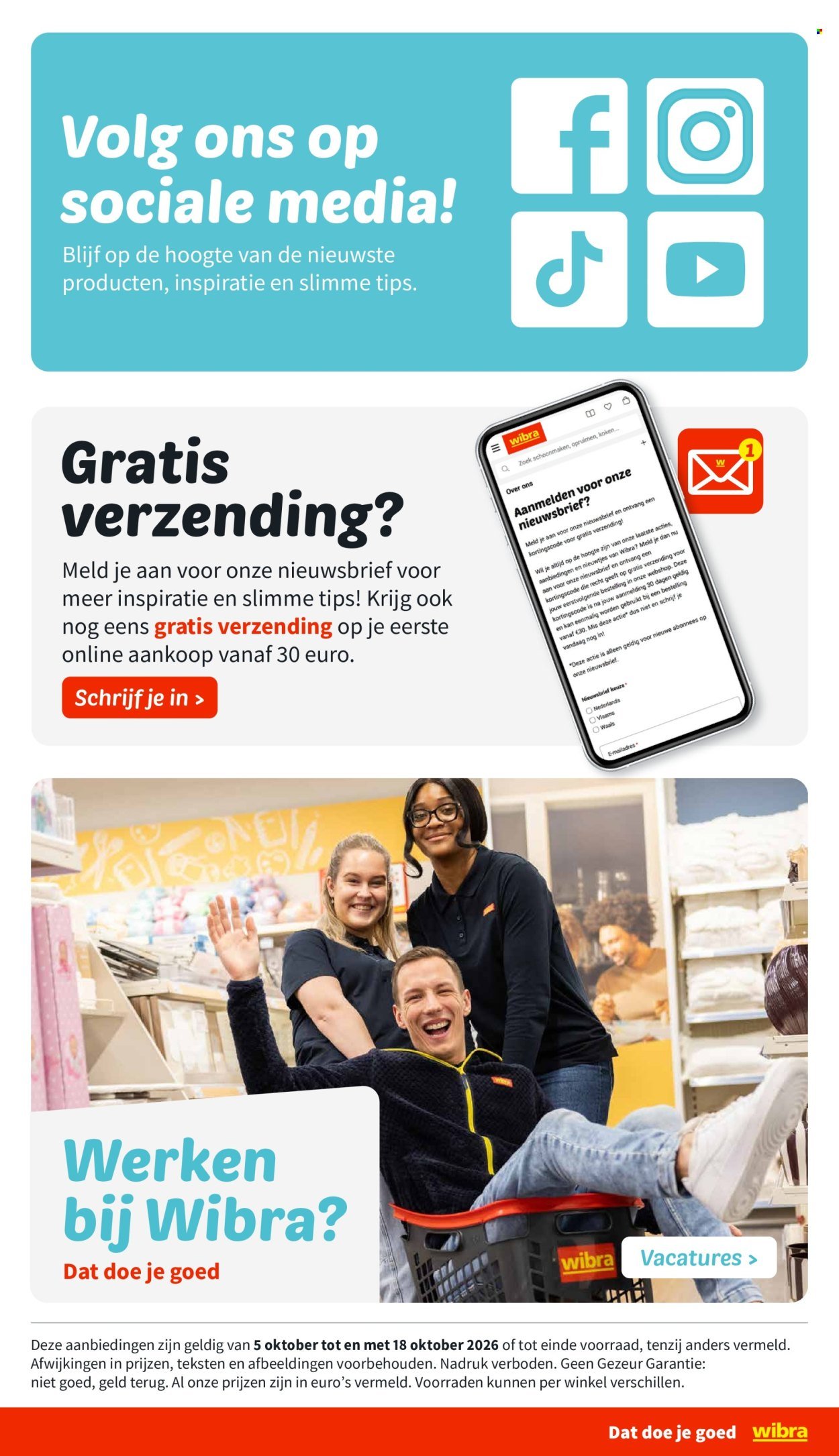 WIBRA folder - Van maandag 5 oktober 2026