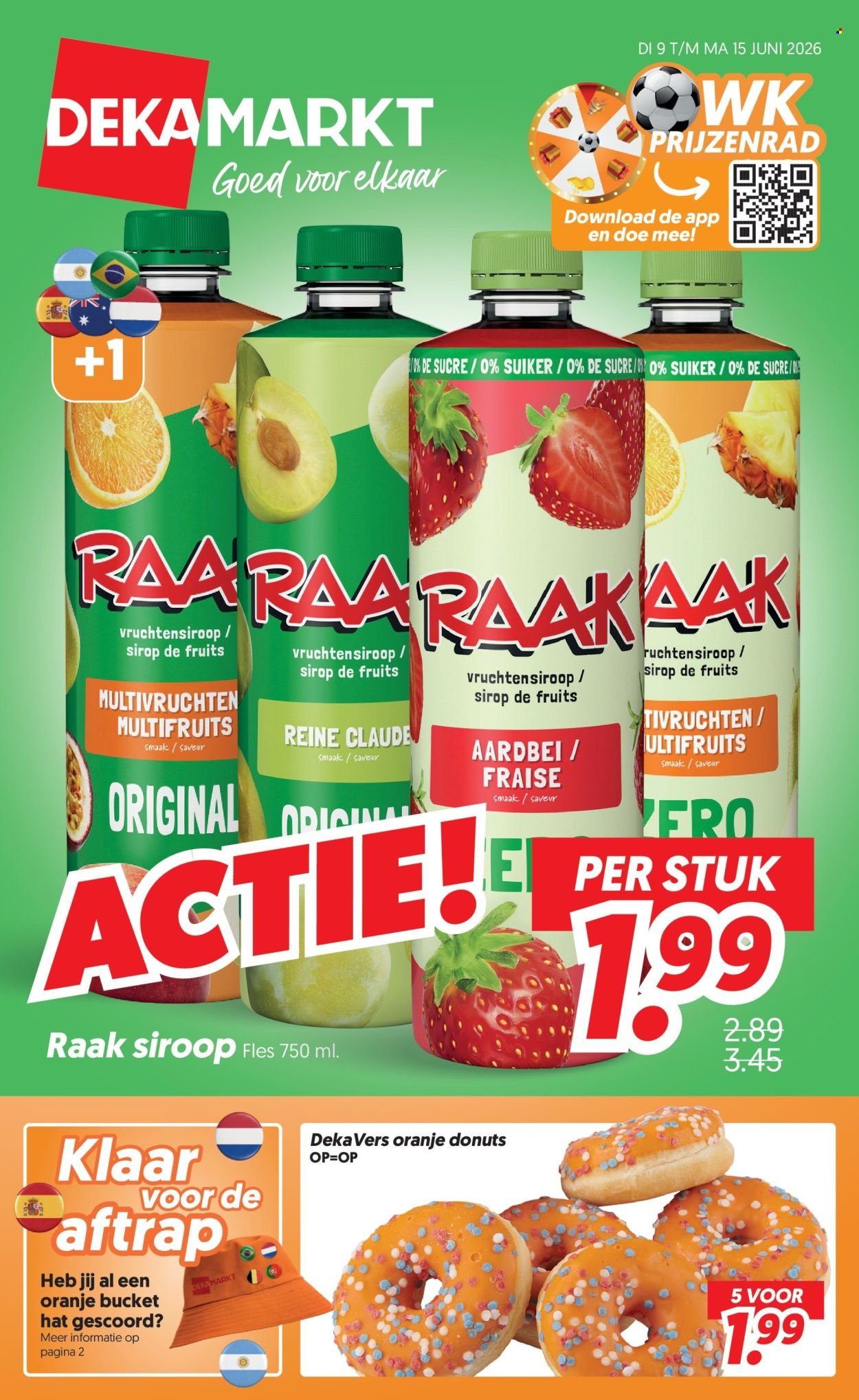 DEKAMARKT folder - Van dinsdag 9 juni 2026