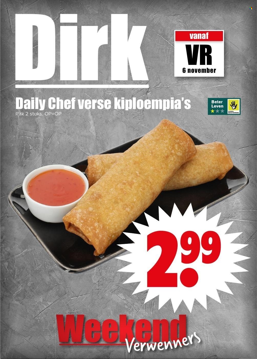 DIRK folder - Volgende week