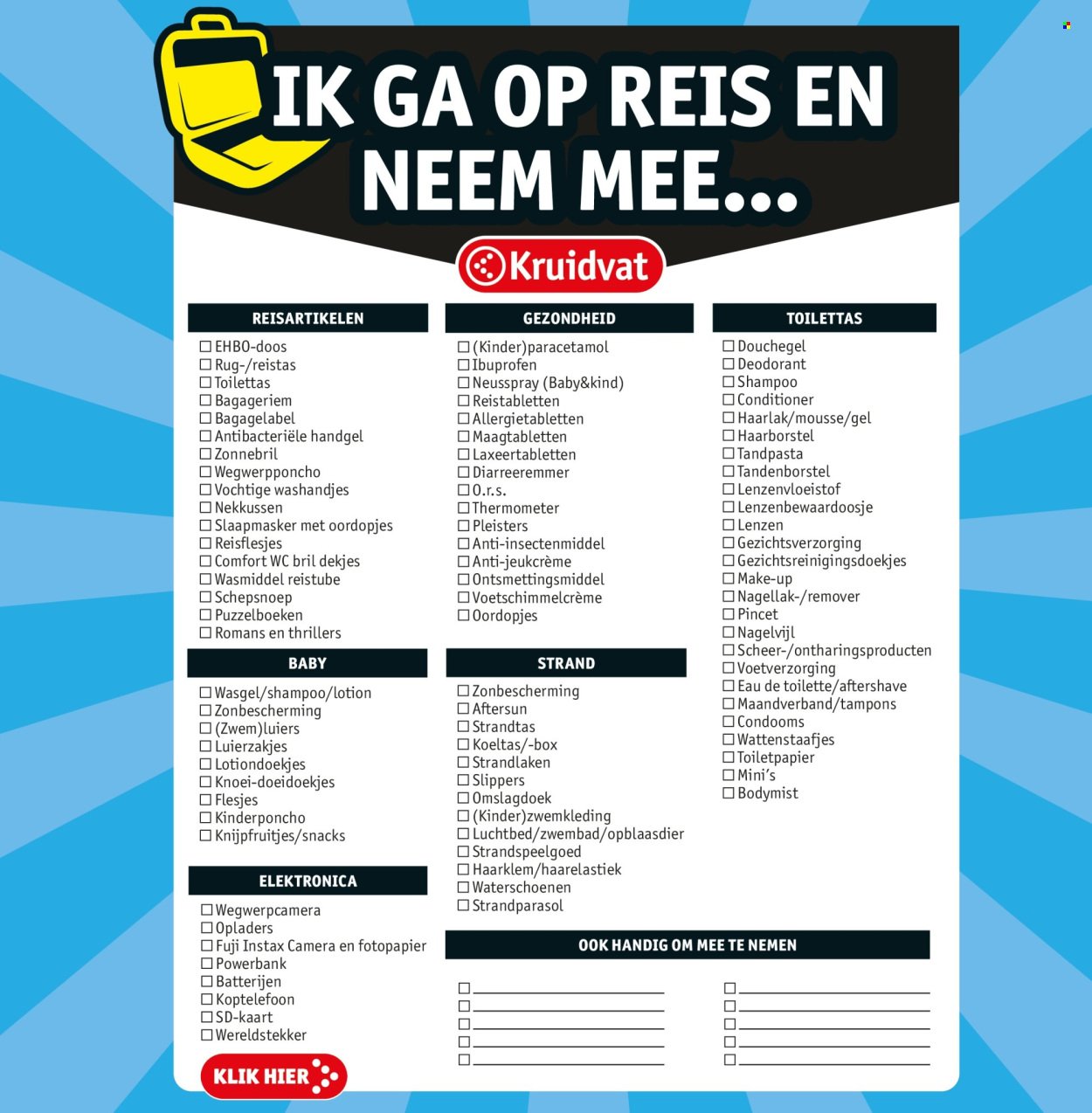 KRUIDVAT folder - Van dinsdag 23 juni 2026