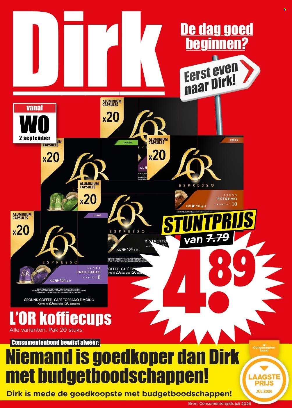 DIRK folder - Volgende week