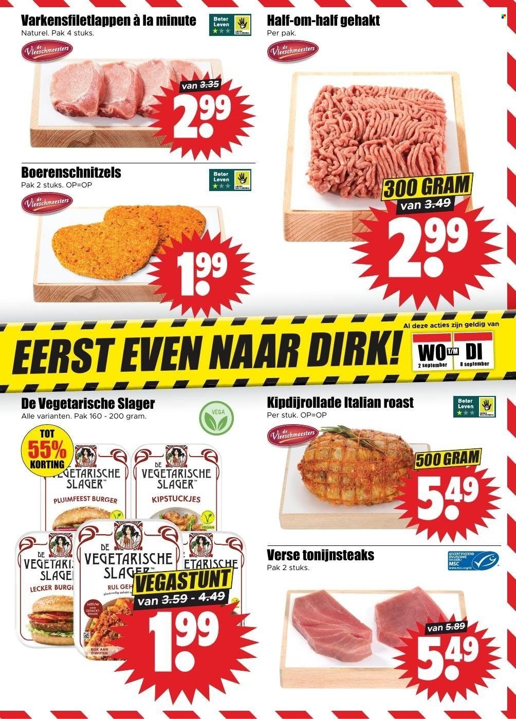 DIRK folder - Volgende week