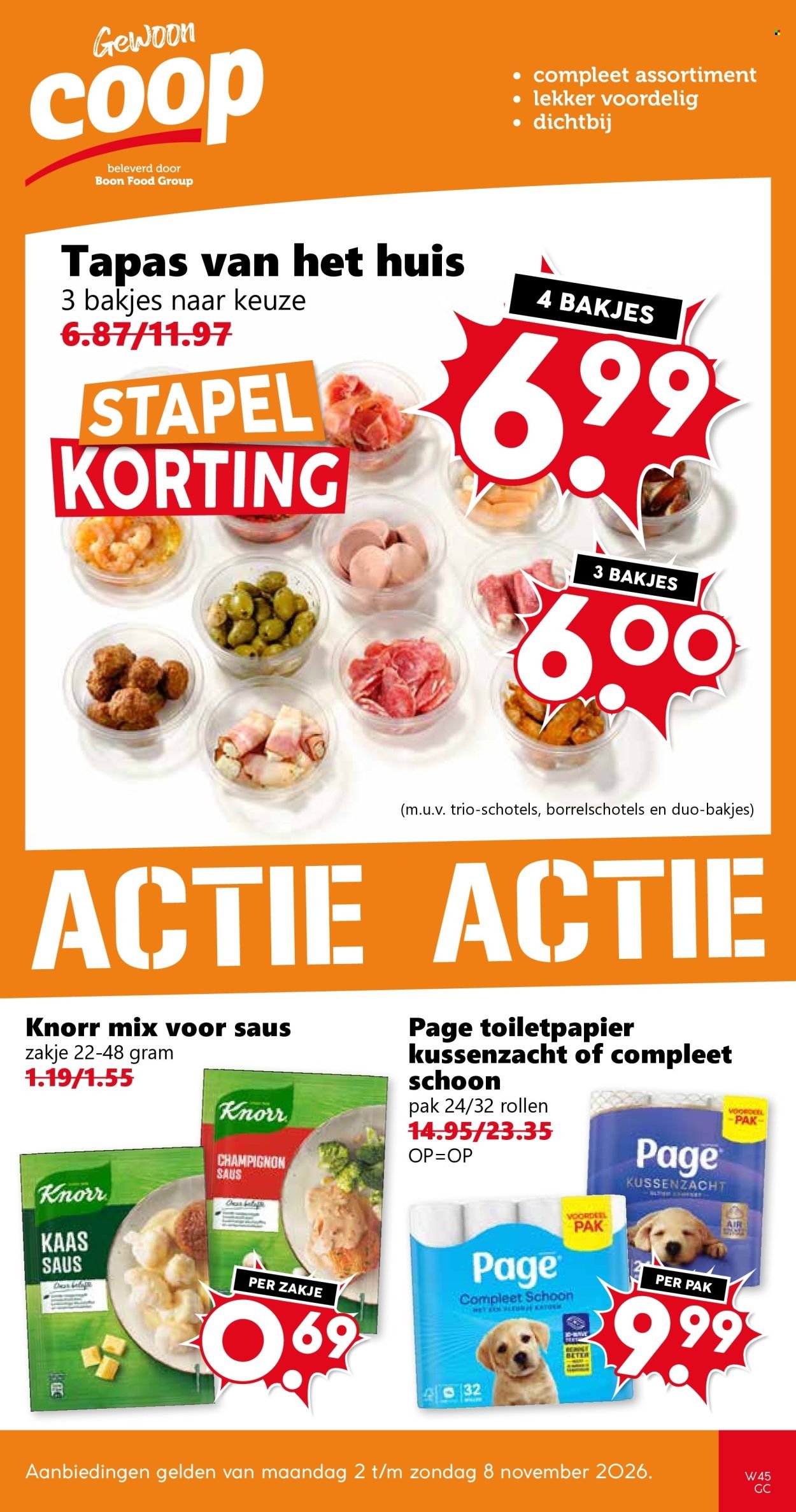 COOP folder - Van maandag 2 november 2026