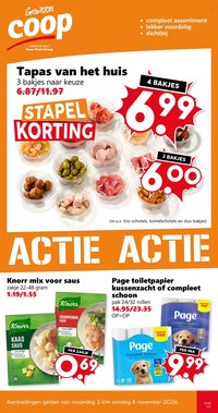 COOP folder - Van maandag 2 november 2026