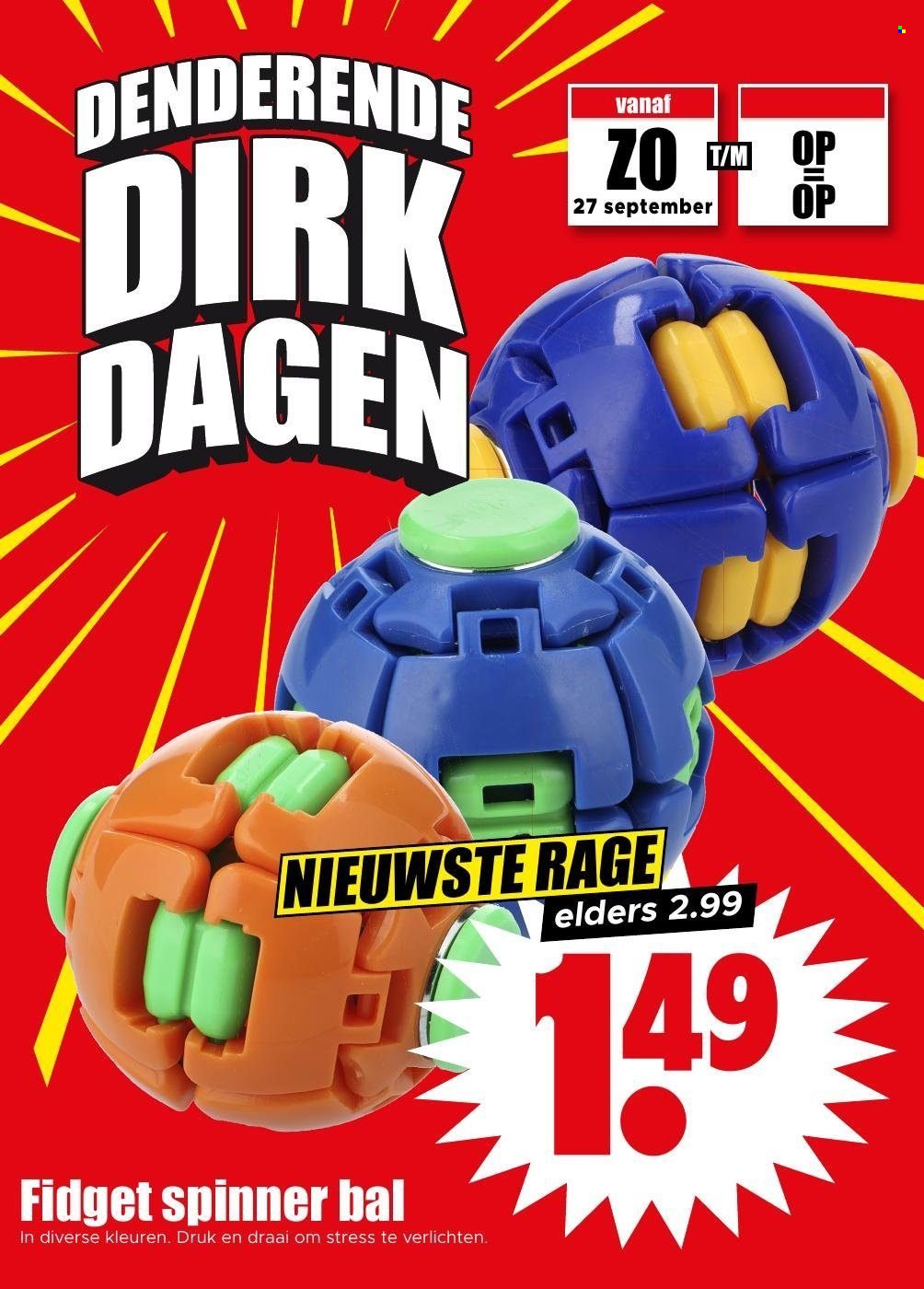 DIRK folder - Denderende Dirk Dagen