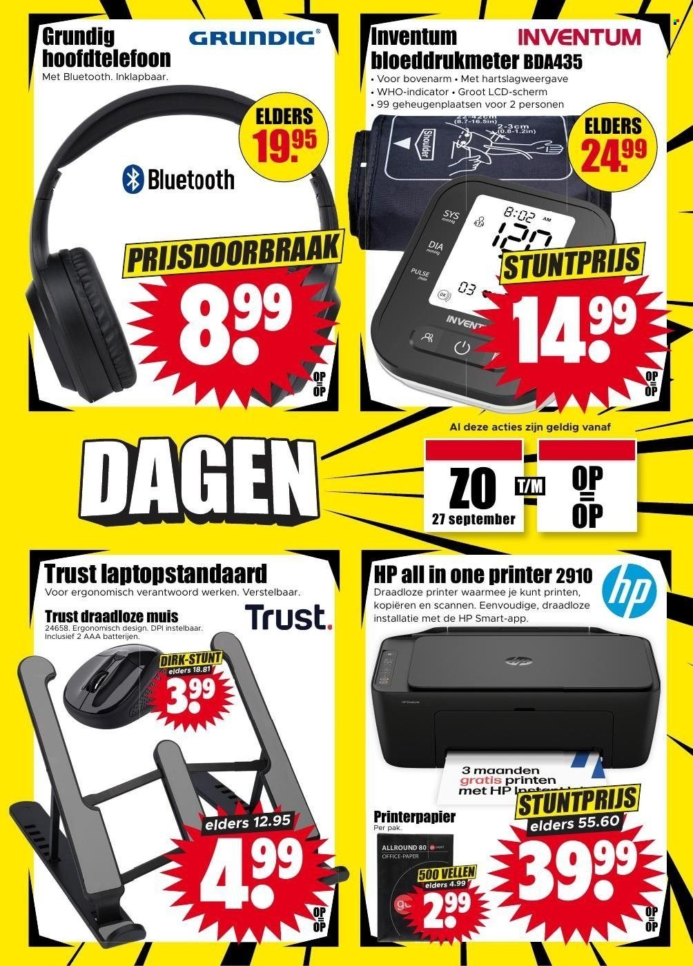DIRK folder - Denderende Dirk Dagen