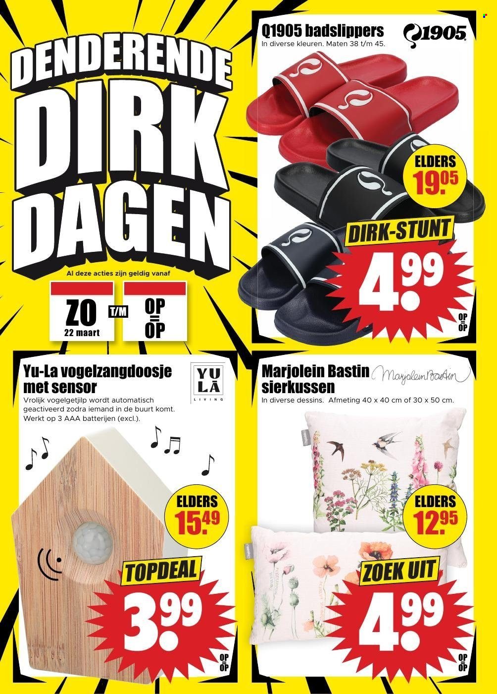 DIRK folder - Volgende week