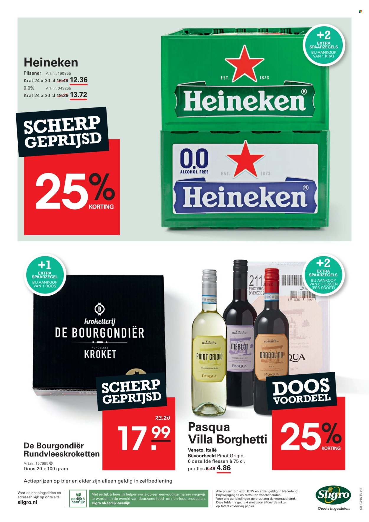 SLIGRO folder - Spaarfolder