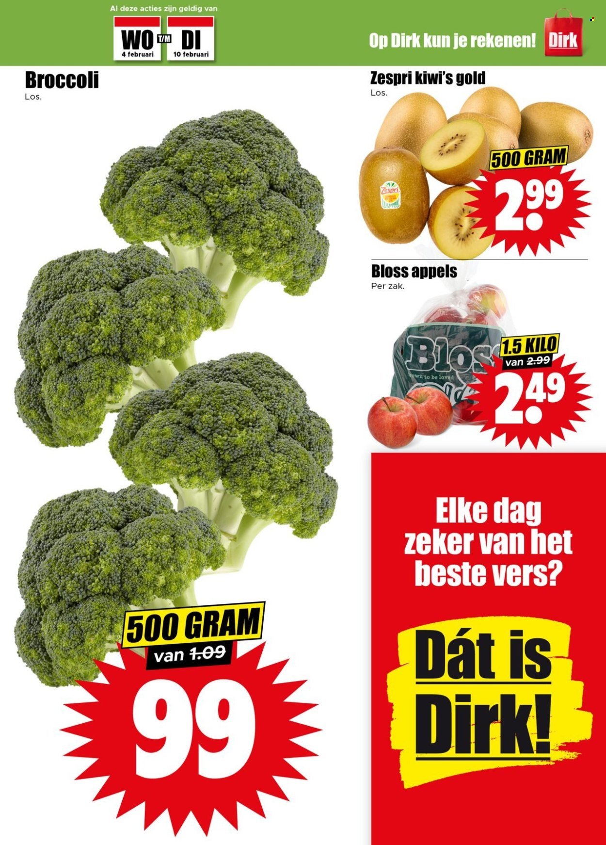 DIRK folder - Volgende week