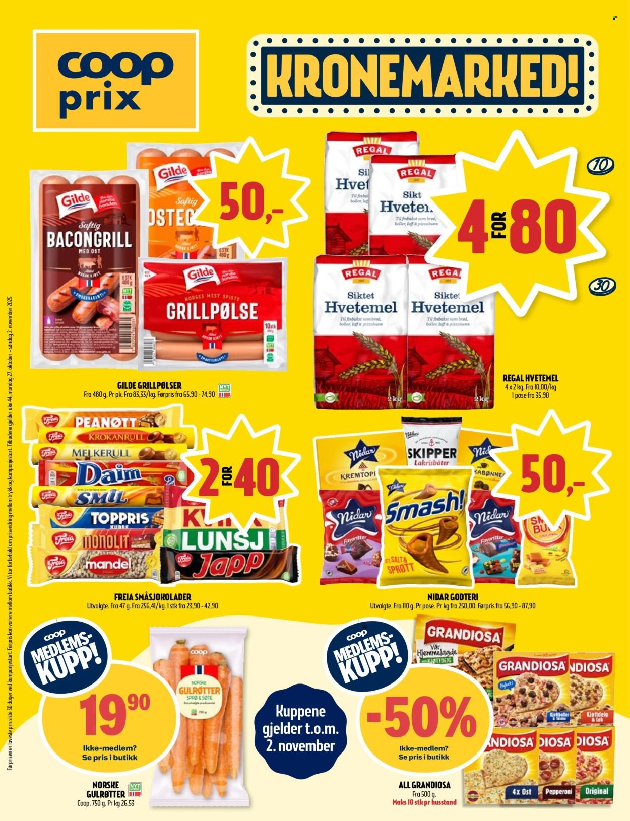 COOP PRIX kundeavis - Uke 44 (2025-10-27 - 2025-11-02)