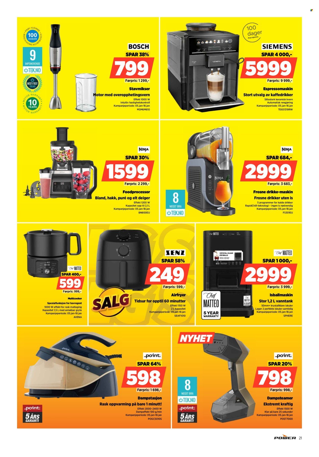 POWER kundeavis - Fra mandag 5. januar 2026 (2026-01-05 - 2026-01-11)