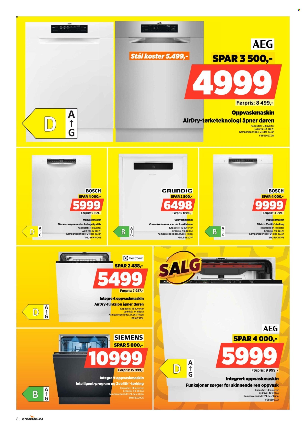 POWER kundeavis - Fra mandag 5. januar 2026 (2026-01-05 - 2026-01-11)