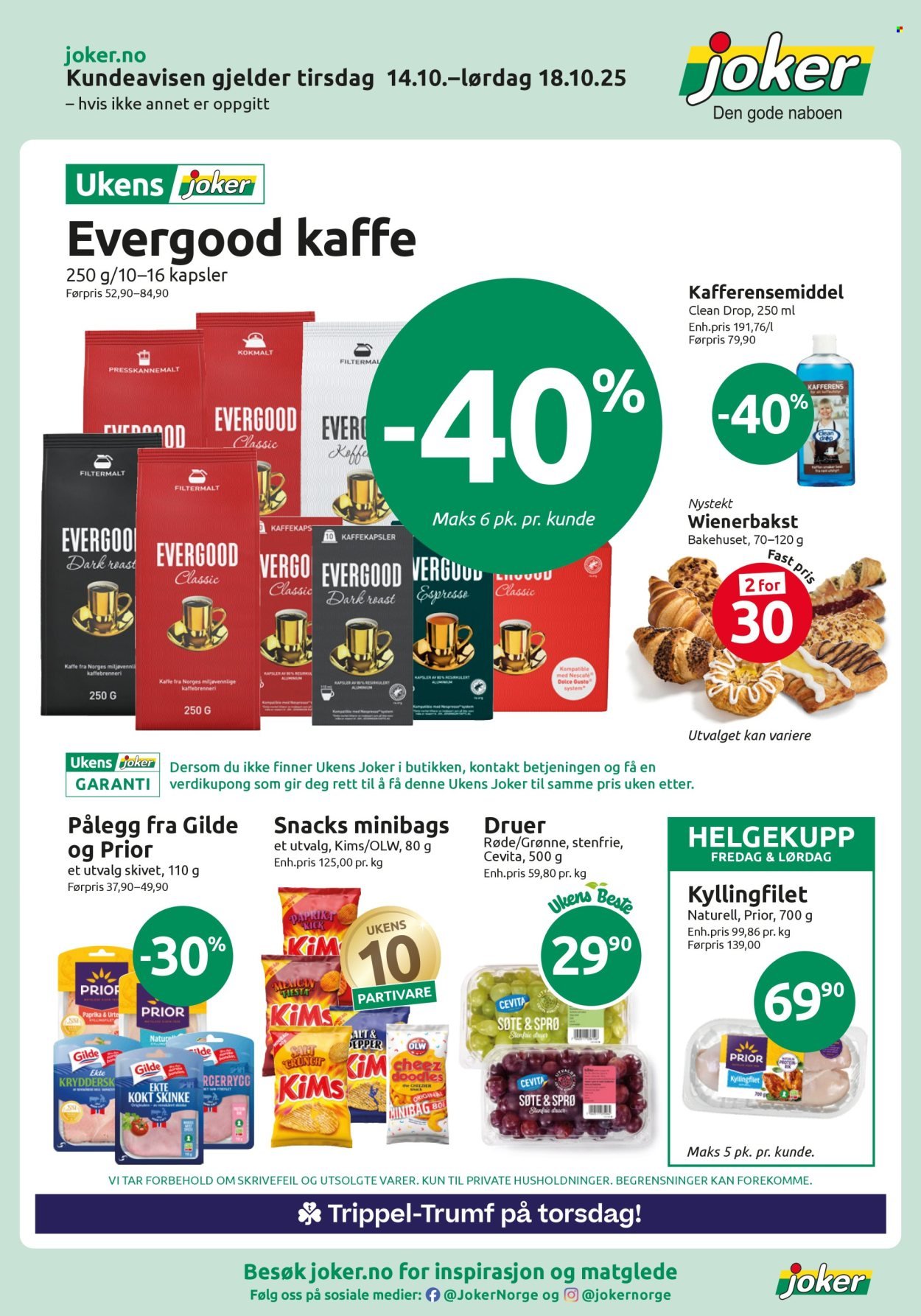 JOKER kundeavis - Fra tirsdag 14. oktober 2025 (2025-10-14 - 2025-10-18)