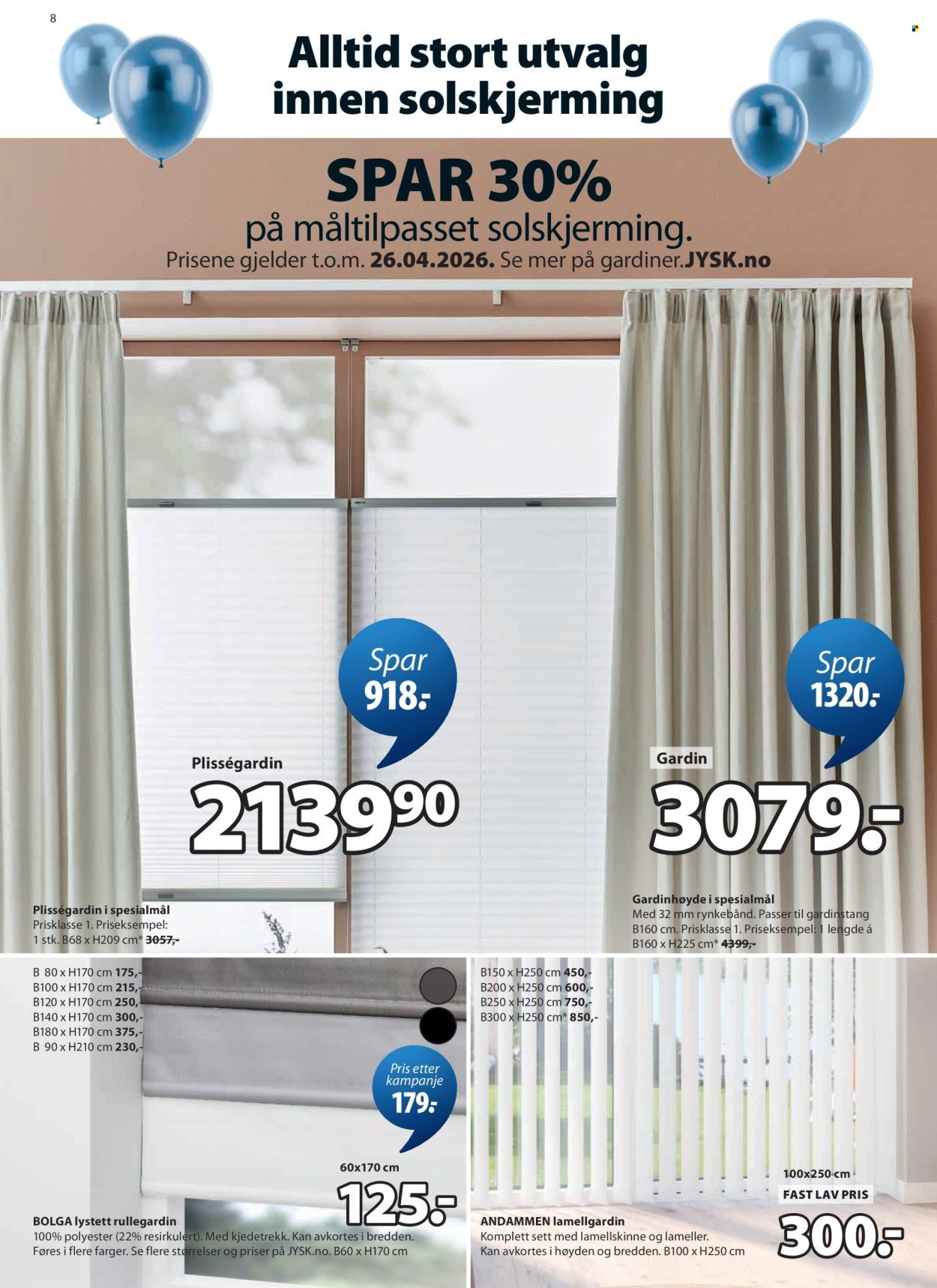 JYSK kundeavis - Fra mandag 30. mars 2026 (2026-03-30 - 2026-04-11)