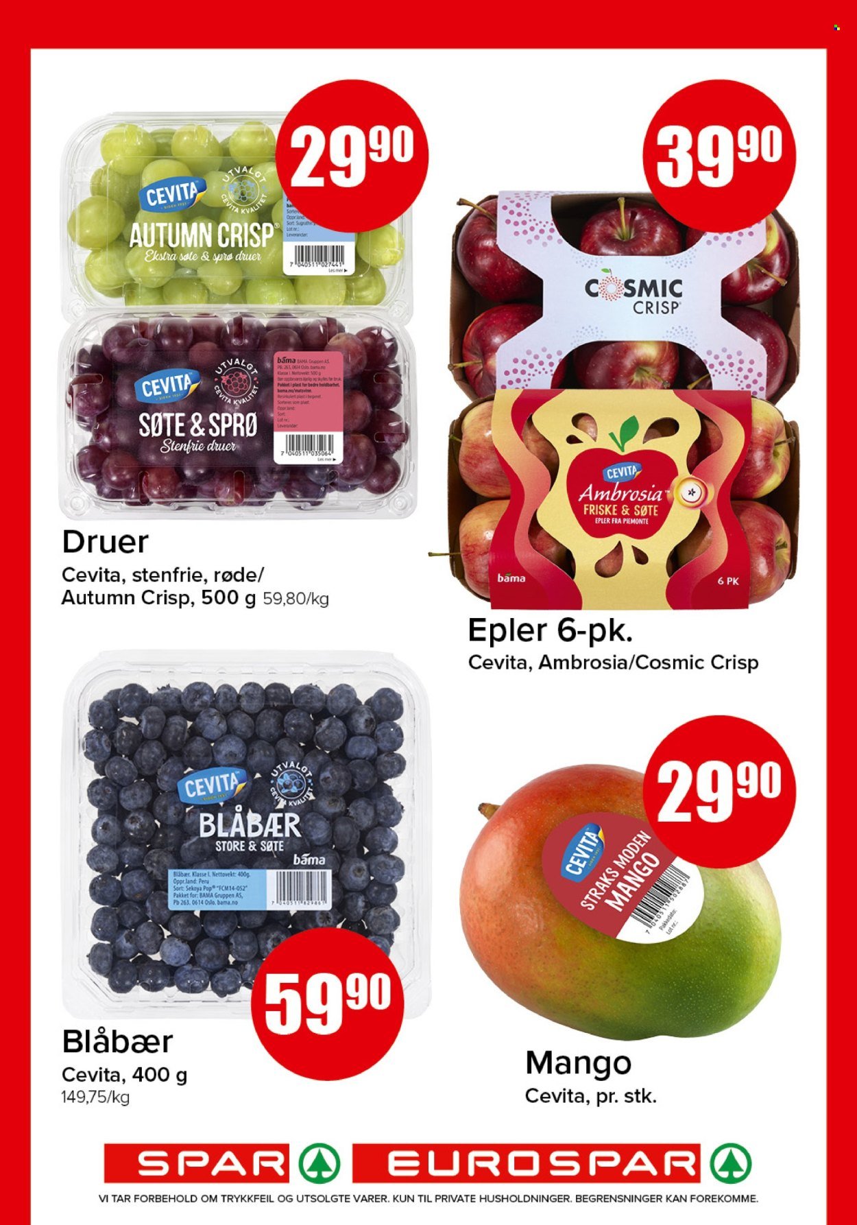 SPAR kundeavis - SPAR, EUROSPAR (2026-04-06 - 2026-04-12)