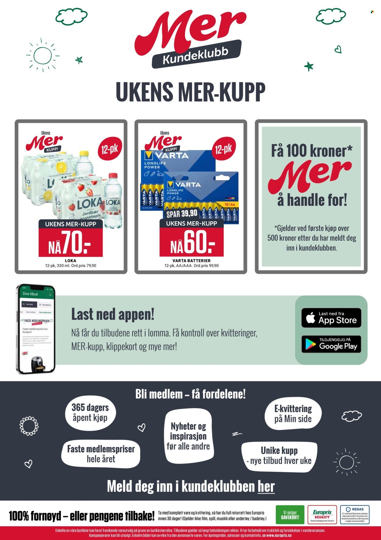 EUROPRIS kundeavis - Fra mandag 17. august 2026