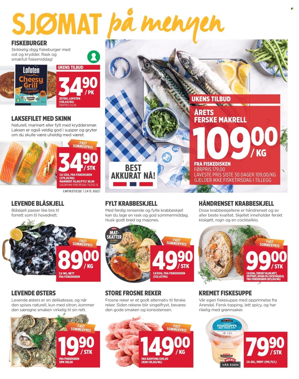 MENY kundeavis - Fra mandag 15. juni 2026