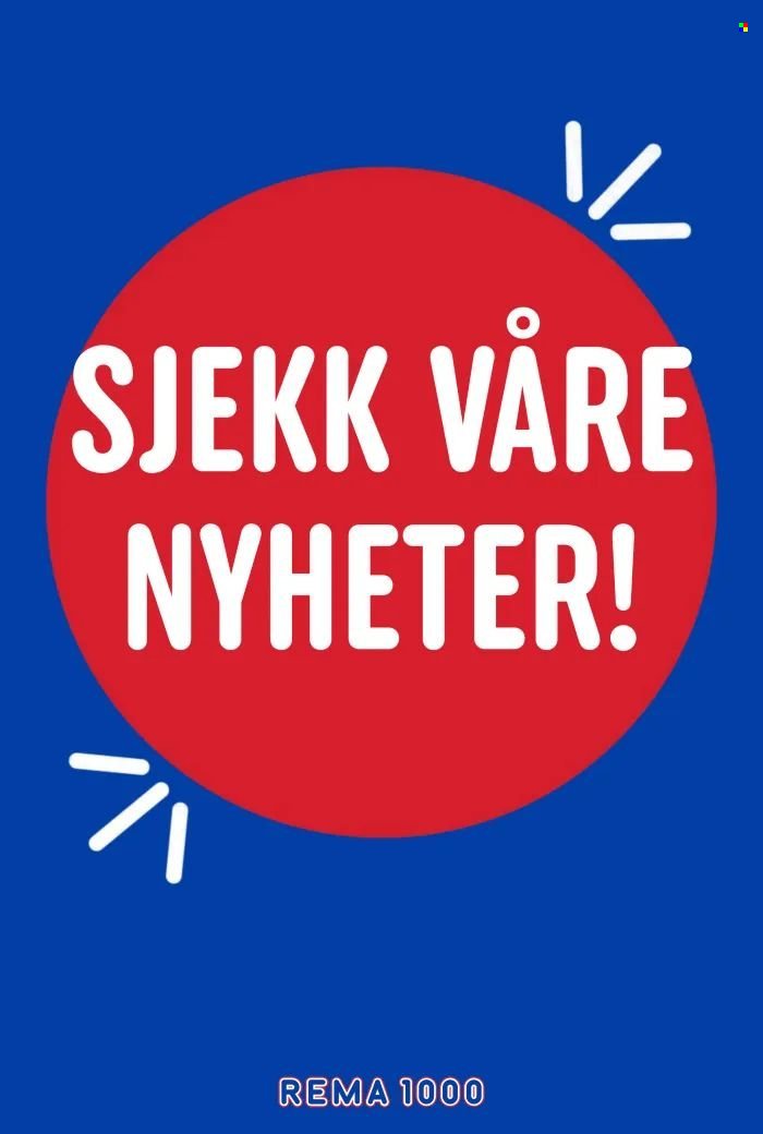 REMA 1000 kundeavis - Nyheter!