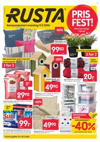 RUSTA kundeavis - Fra mandag 9. mars 2026 (2026-03-09 - 2026-03-15)