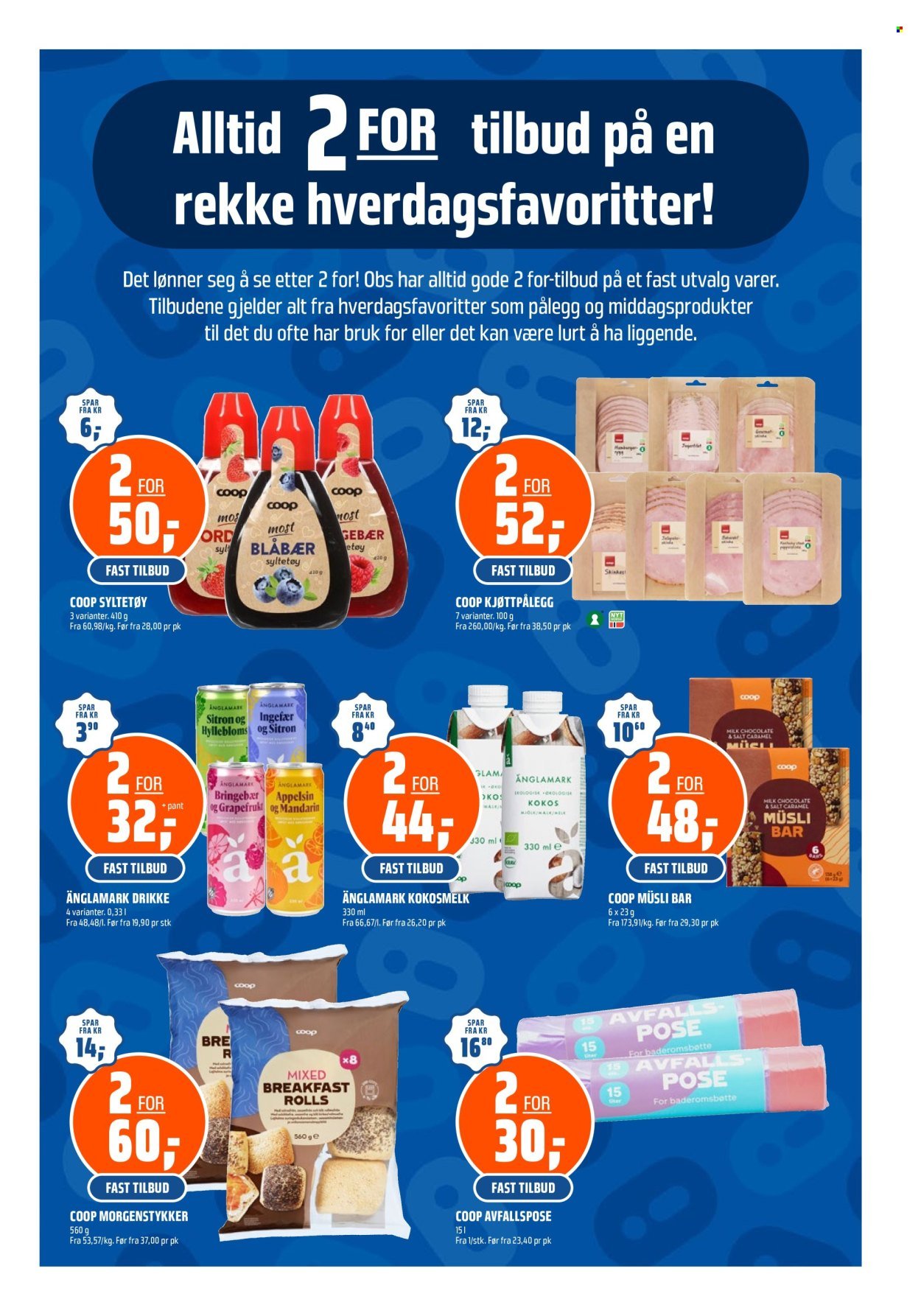 COOP OBS kundeavis - Fra søndag 7. juni 2026